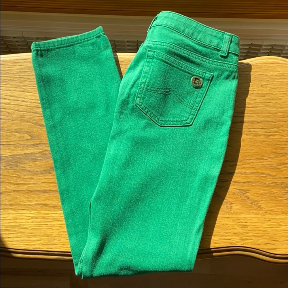 Michael Kors Green Jeans - Size 4P